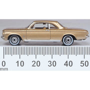 Oxford 87CH63003 HO Saddle Tan Chevrolet Corvair Coupe 1963