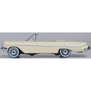 Oxford 87CI61005 HO Almond Beige White Chevrolet Impala 1961