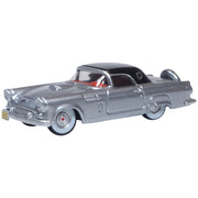 Oxford 87TH56007 HO 1/87 Ford Thunderbird 1956 Gray Metallic and Raven Black