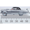 Oxford 87TH56007 HO 1/87 Ford Thunderbird 1956 Gray Metallic and Raven Black