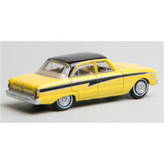 Road Ragers 1/87 1960 XK Falcon Sedan Acacia Yellow with Black Roof