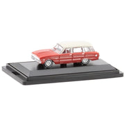Road Ragers 1/87 1971 XL Falcon Station Wagon Woomera Red with Merino White Roof