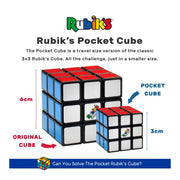 Rubiks 3x3 Pocket Cube Puzzle 3cm