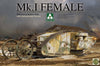 Takom 2033 1/35 WWI Heavy Battle Tank Mk.I Female with anti-grenade screen