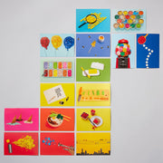 LEGO Still Life with Bricks - 100 Postcards by Michelle Clair and Lydia Ortiz