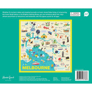 HarperCollins Melbourne Map Hardie Grant 500pc Jigsaw Puzzle