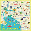 HarperCollins Melbourne Map Hardie Grant 500pc Jigsaw Puzzle