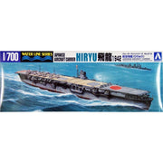 Aoshima A003148 1/700 I.J.N. Aircraft Carrier Hiryu 1942