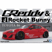 Aoshima 1/24 Toyota 86 Rocket Bunny Enkei Ver.