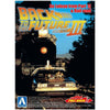 Aoshima 005477 1/43 Back To The Future Pullback Delorean From Part 3 and Rail Road