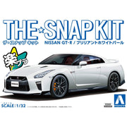Aoshima A005639 1/32 Nissan GT-R Brilliant White Pearl