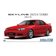 Aoshima A005750 1/24 Nissan ER34 Skyline 25Gt-X Turbo 1998