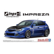Aoshima 05875 1/24 ings GRB Impreza WRX STI 2007 (Subaru) Plastic Model Kit
