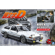 Aoshima 005954 1/24 Takumi Fujiwara AE86 Trueno Project D with Driver Figure