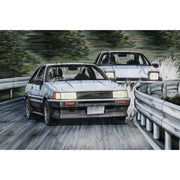 Aoshima A005965 1/24 Initial D Fakiyama Wataru AE86 Levin Toyota
