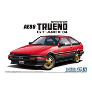 Aoshima 5969 1/24 Toyota AE86 Sprinter Trueno GT-Apex 1984