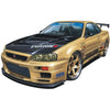 Aoshima A005984 1/24 Nissan Top Secret BNR34 Skyline GT-R 2002