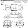 Aoshima A006130 1/24 Volkswagen Beetle 13AD 1303S 1973