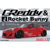 Aoshima 6186 1/24 ZN6 Toyota 86 2012 Greddy and Rocket Bunny Enkei Ver Toyota