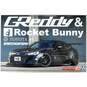 Aoshima A006187 1/24 Zn6 Toyota 86 2012 Greddy and Rocket Bunny Volk Racing Version Toyota