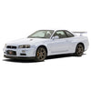 Aoshima 006251 1/32 Nissan R34 Skyline GT-R White