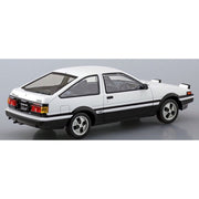 Aoshima A006467 1/32 Toyota Sprinter Trueno High-Tech Two Tone White And Black Snap Kit