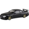 Aoshima A006631 1/24 Nissan R34 Skyline GT-R Custom Wheel Black Pearl
