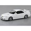 Aoshima A006632 1/32 Nissan R34 Skyline GT-R Custom Wheel White Pearl Snap Kit