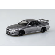 Aoshima A006633 1/24 Nissan R34 Skyline GT-R Custom Wheel Athlete Silver Snap Kit