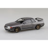 Aoshima A006634 1/32 Nissan R32 Skyline GT-R Custom Wheel Gun-Gray Metallic Snap Kit No.14-SP1