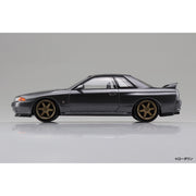 Aoshima A006634 1/32 Nissan R32 Skyline GT-R Custom Wheel Gun-Gray Metallic Snap Kit No.14-SP1