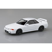 Aoshima A006635 1/32 Nissan R32 Skyline GT-R Custom Wheel Crystal White Snap Kit No.14-SP2