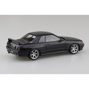 Aoshima A006636 1/32 Nissan R32 Skyline GT-R Custom Wheel Black Peral Metallic Snap Kit No.14-SP3