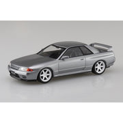 Aoshima A006637 1/32 Nissan R32 Skyline GT-R Custom Wheel Spark Silver Snap Kit No.14-SP4