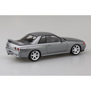 Aoshima A006637 1/32 Nissan R32 Skyline GT-R Custom Wheel Spark Silver Snap Kit No.14-SP4