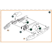Clear Prop Models A72006 1/72 Gloster E28/39 Pioneer Engine Set Plastic Accessories Set