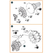 Clear Prop Models A72006 1/72 Gloster E28/39 Pioneer Engine Set Plastic Accessories Set