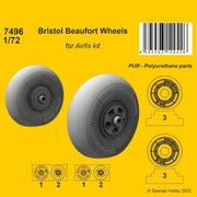 CMK 7496 1/72 Bristol Beaufort Wheels for Airfix Kit