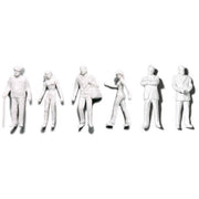 Preiser 1/50 Figures Walking x6