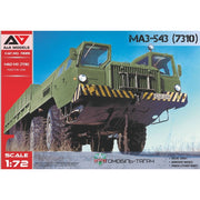 A&A Models 7225 1/72 MAZ-543 MAZ 7310 Heavy Artillery Truck