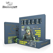 Abteilung 502 ABT1166 Intense Greens Colors Dense Acrylic Paint Set