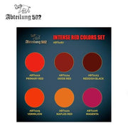 Abteilung 502 ABT1167 Intense Red Colors Dense Acrylic Paint Set