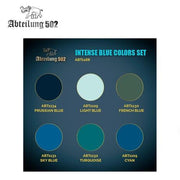 Abteilung 502 ABT1168 Intense Blue Colors Dense Acrylic Paint Set