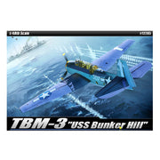 Academy 12285 1/48 TBM-3 Avenger USS Bunker Hill Plastic Model Kit