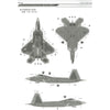 Academy 12423 1/72 F-22A Air Dominance Fighter Raptor - Metro Hobbies