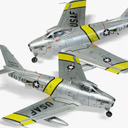 Academy 12530 1/72 P-47D & F-86E "Gabreski"