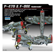 Academy 12530 1/72 P-47D & F-86E "Gabreski"