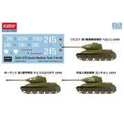 Academy 13421 1/72 Soviet T-34/85 WWII Medium Tank