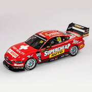 Authentic Collectables ACD189F19J 1/18 Supercheap Auto Racing No.55 Ford Mustang GT 2019 Supercar Penrite Oil Sandown 500 Retro Round - Chaz Mostert/James Moffat