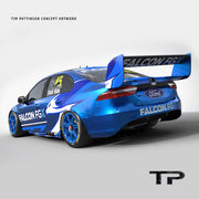 Authentic Collectables ACD18F23SE2 1/18 Ford FGX Falcon DNA of FGX Celebration Livery Designed by Tim Pattinson 2015-2018 Limited Edition